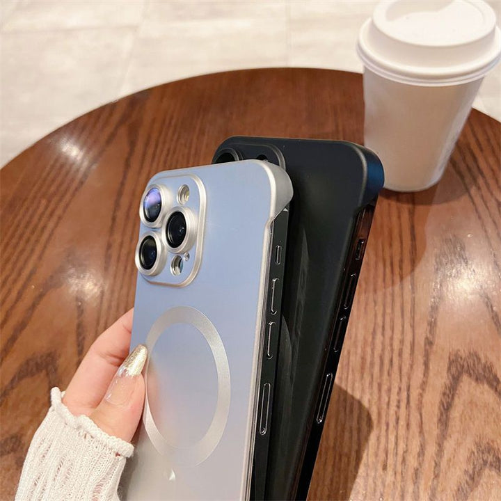 🔥VARMT SALG📱 Slankt rammeløst magnetisk telefondeksel til iPhone