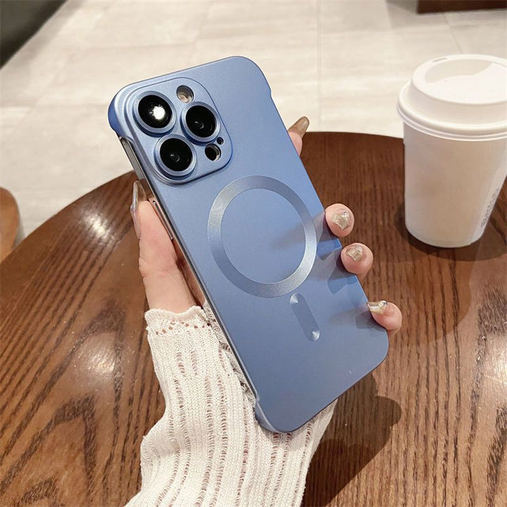 🔥VARMT SALG📱 Slankt rammeløst magnetisk telefondeksel til iPhone