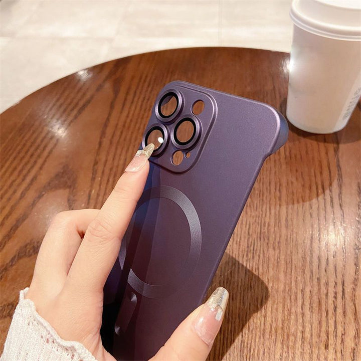 🔥VARMT SALG📱 Slankt rammeløst magnetisk telefondeksel til iPhone