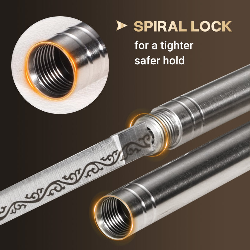 🔥Beperkte tijd halve prijs🔥All Steel Bawn Stuff, kampeergereedschapsmes
