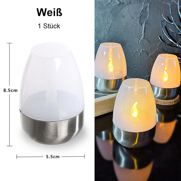 🥳2026 HOT SALE🥳💞50K+ SOLD!💥🕯️✨ 51% OFF! Solar Flickering Tea Lights – Realistic flame effect, dusk-to-dawn auto on. IP65 waterproof, lasts 6-8 hours. No wires, no fuss. Perfect for garden evenings. ✅🌙