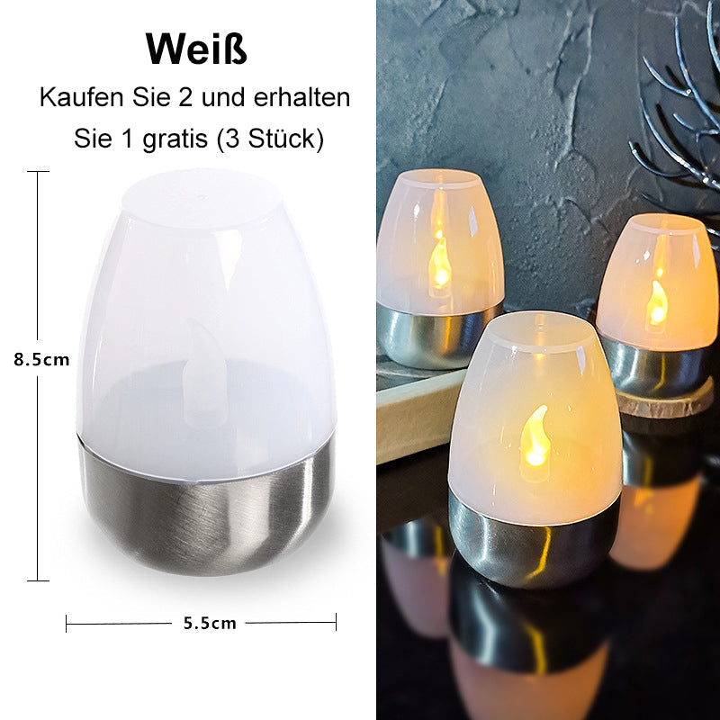 🥳2026 HOT SALE🥳💞50K+ SOLD!💥🕯️✨ 51% OFF! Solar Flickering Tea Lights – Realistic flame effect, dusk-to-dawn auto on. IP65 waterproof, lasts 6-8 hours. No wires, no fuss. Perfect for garden evenings. ✅🌙