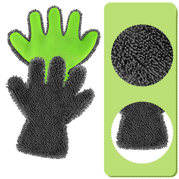 💚BUY 1 GET 1 FREE 💚Double-Sided Five-Finger Car Wash Gloves