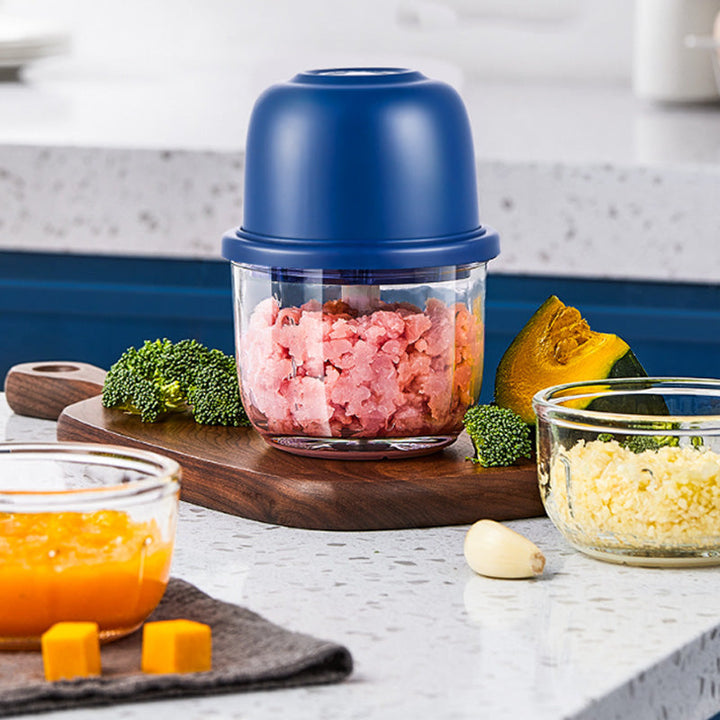 Cordless Multifunctional Mini Electric Garlic Chopper – 50K+ SOLD – One-touch operation, rechargeable &amp; perfect for onions, herbs or baby food ⚡