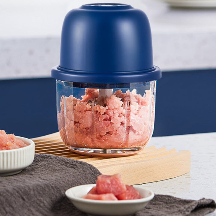 Cordless Multifunctional Mini Electric Garlic Chopper – 50K+ SOLD – One-touch operation, rechargeable &amp; perfect for onions, herbs or baby food ⚡