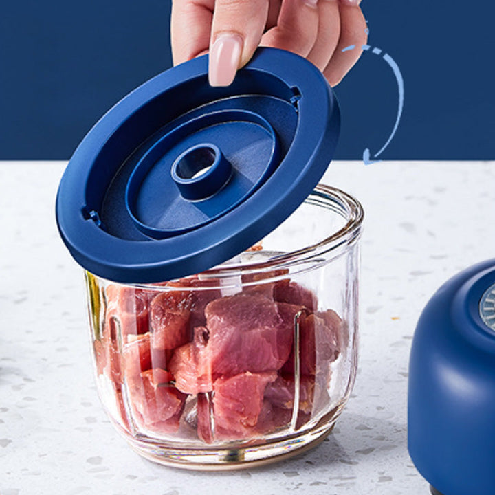 Cordless Multifunctional Mini Electric Garlic Chopper – 50K+ SOLD – One-touch operation, rechargeable &amp; perfect for onions, herbs or baby food ⚡