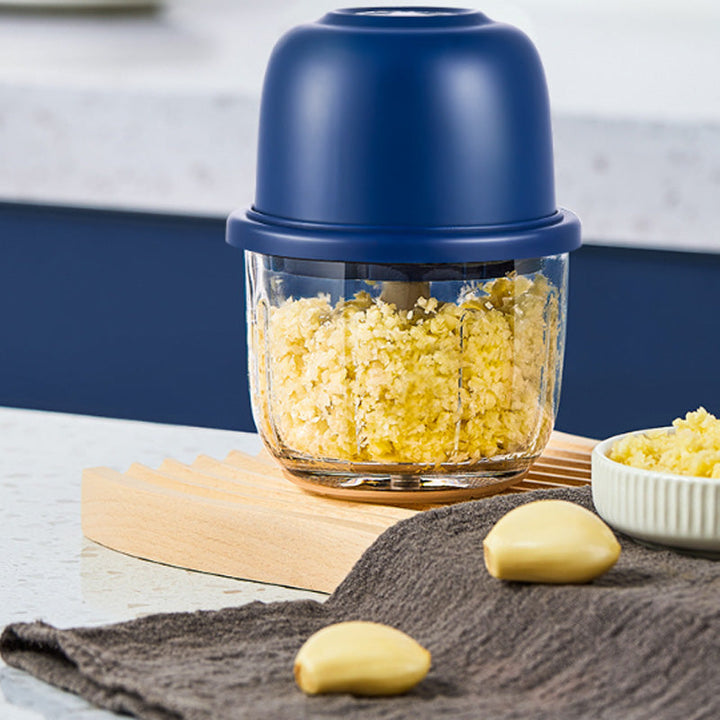 Cordless Multifunctional Mini Electric Garlic Chopper – 50K+ SOLD – One-touch operation, rechargeable &amp; perfect for onions, herbs or baby food ⚡