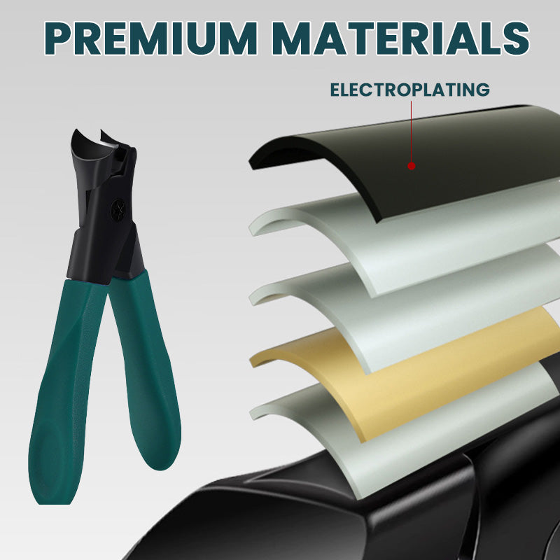 LAST DAY - BUY 1 GET 1 FREE💗Wide Mouth Angled Nail Clippers -- Anti-Splash & Heavy Duty