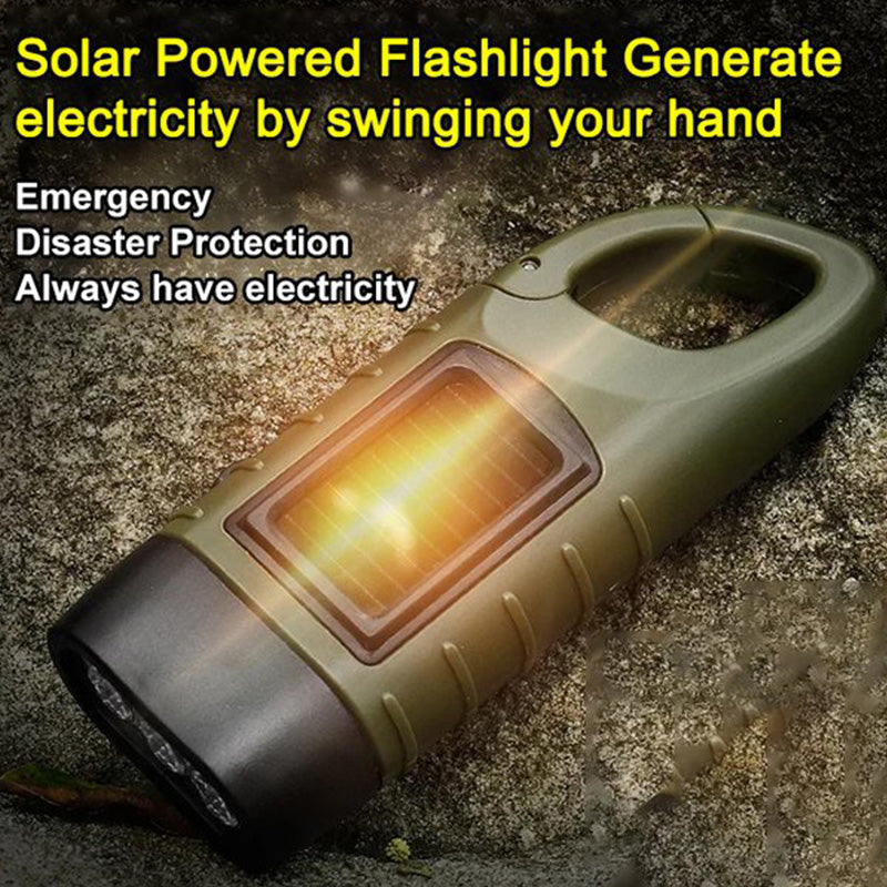 💯 50% off for a limited time 🎁 Portable Outdoor Solar Flashlight 🔦