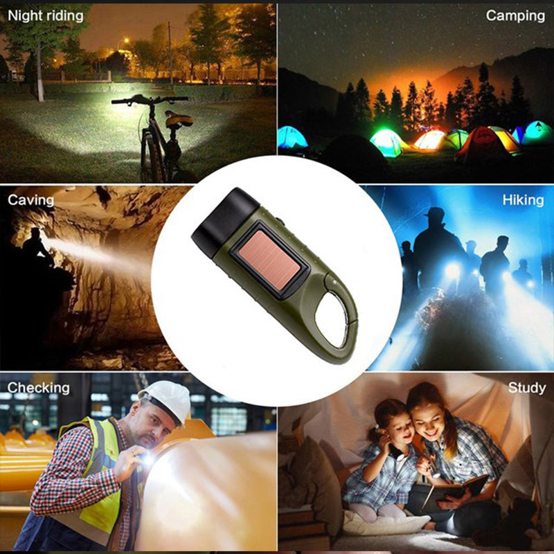💯 50% off for a limited time 🎁 Portable Outdoor Solar Flashlight 🔦