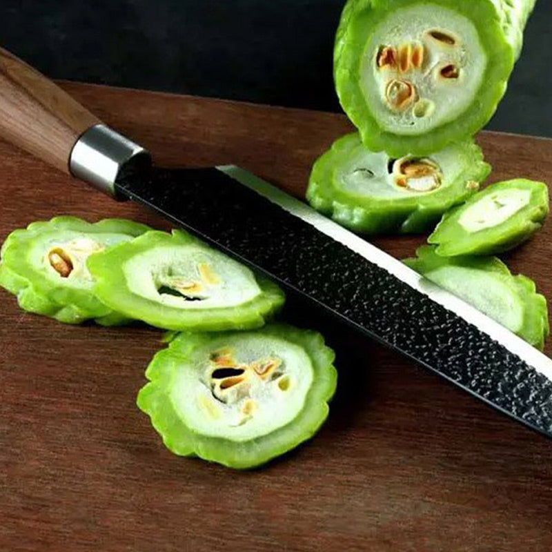 🎁Professional Stainless Steel Kitchen Knife Set（chef's knife, meat knife, utility knife,fruit knife,kitchen scissors, peeler.）