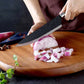 🎁Professional Stainless Steel Kitchen Knife Set（chef's knife, meat knife, utility knife,fruit knife,kitchen scissors, peeler.）