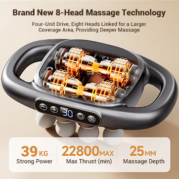 🔥Over 100,000+ have been sold online now!🎉8-head Fascial muscle relaxing massager！