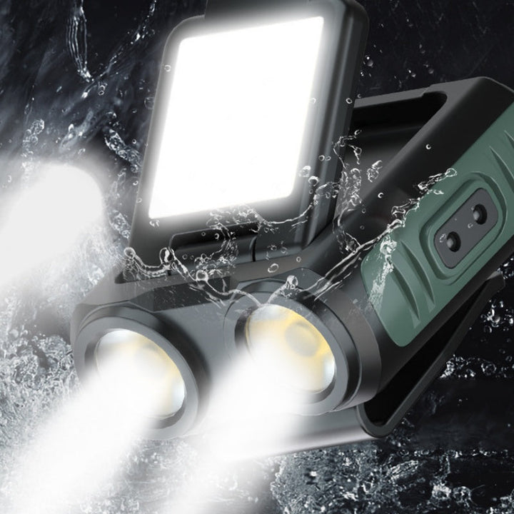 LED Clip-On Hat Light with Stepless Dimming &amp; Motion Sensor