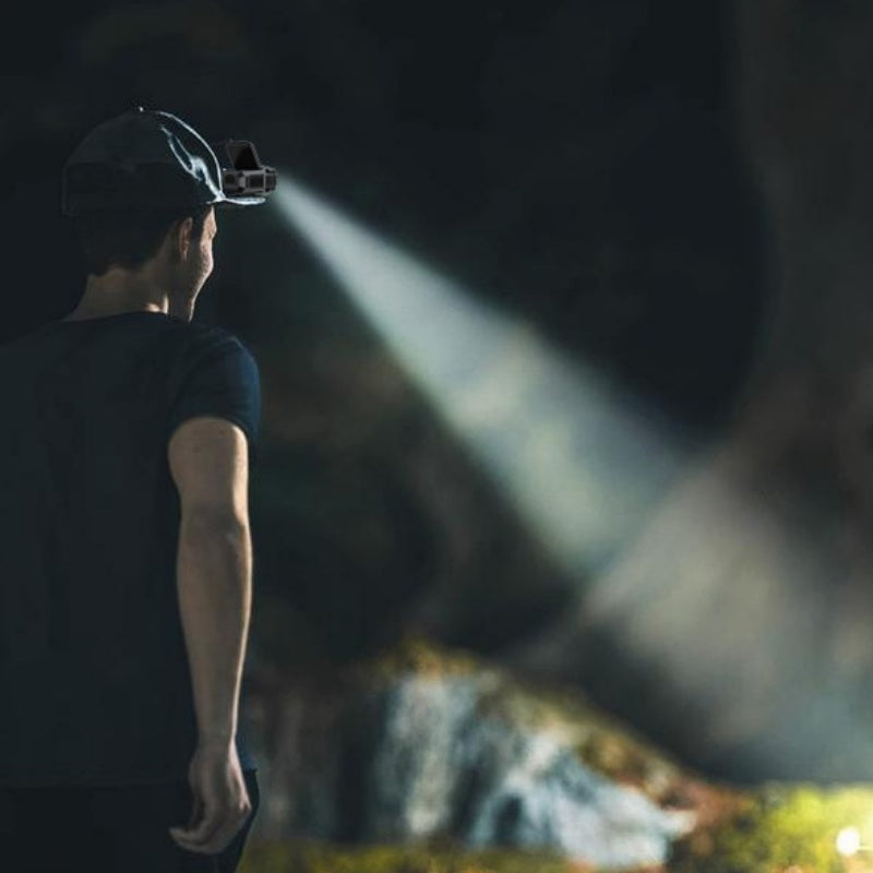 LED Clip-On Hat Light with Stepless Dimming & Motion Sensor