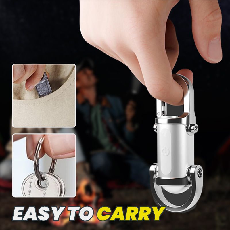 🔥Aanbieding🔥1200LM superheldere mini-sleutelhangerzaklamp waterdicht