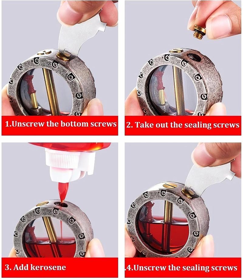 🔥Hot Sale🔥Transparent Kerosene Lighter