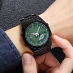 💖Most popular in 2025💖Men's stylish business quartz watch with world time, stopwatch, five alarms, date display and day of the week function