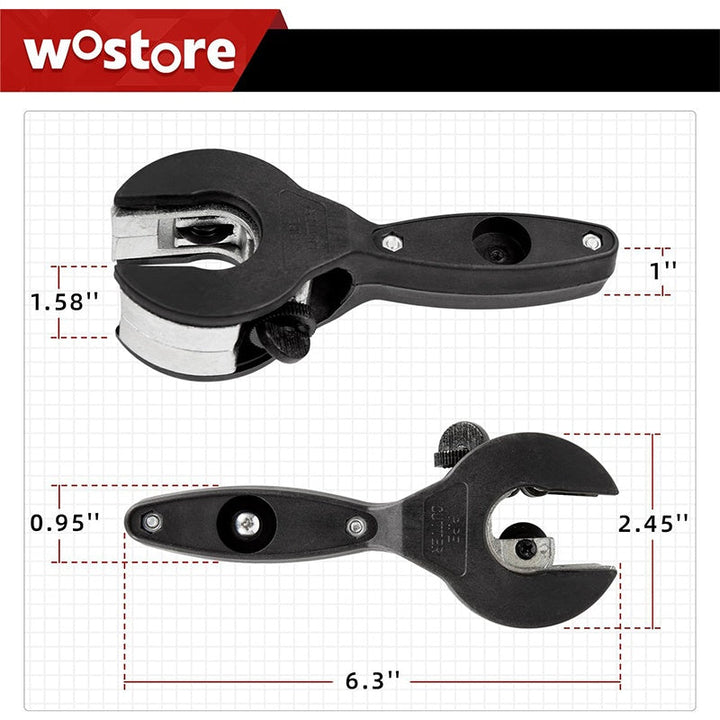 🔥Heißer Verkauf 🔥Unverzichtbare Werkzeuge für Zuhause🛠️ 3-teiliges Rohrschneider-Set mit Ratschenmechanismus🔧