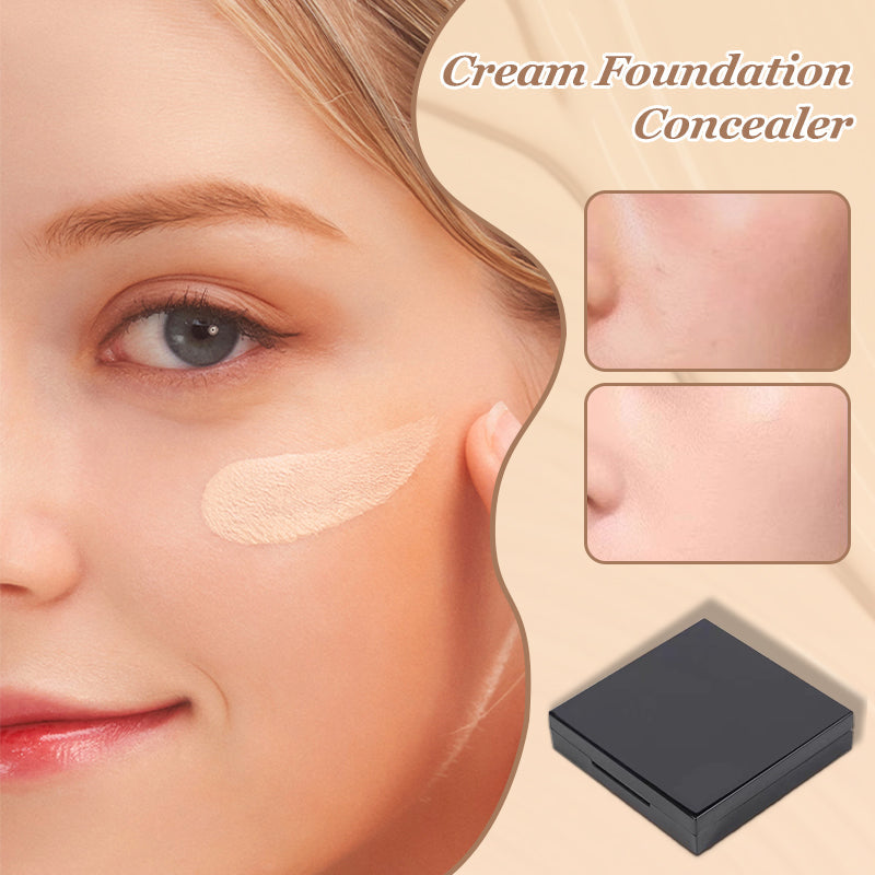 Long-Lasting Lightweight Cream Foundation Concealer