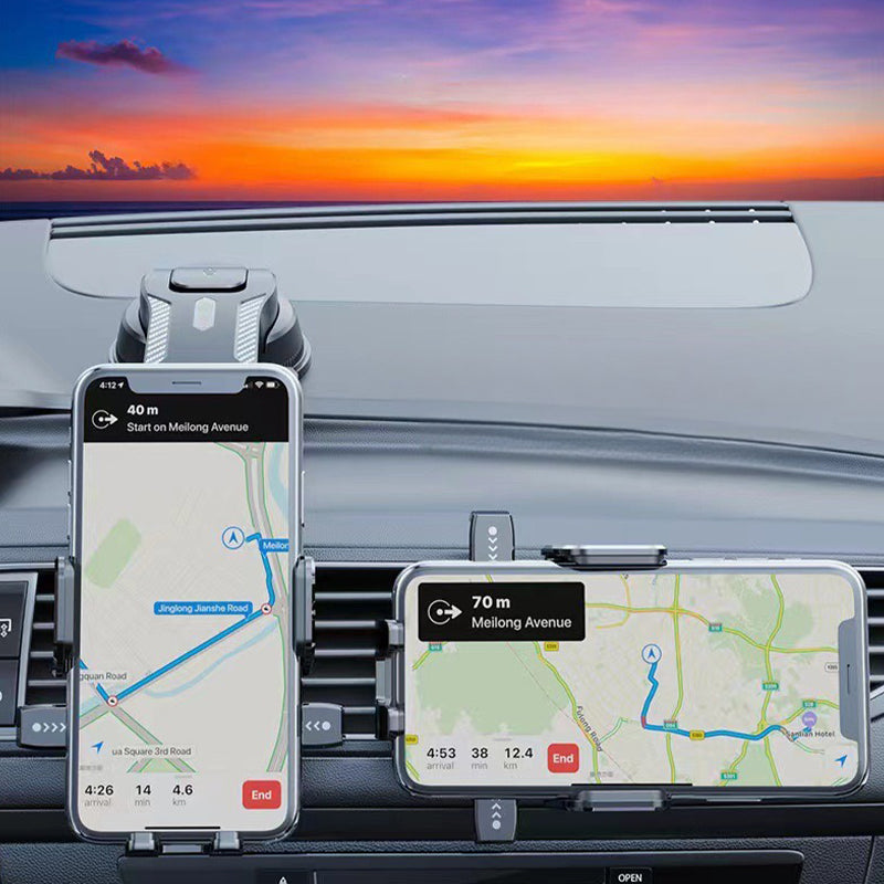 Support de téléphone de voiture multifonctionnel à ventouse
