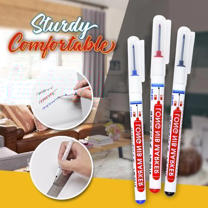💥Hot Sales-50% OFF🔥Long Head Deep Hole Marker (3PCS/SET)