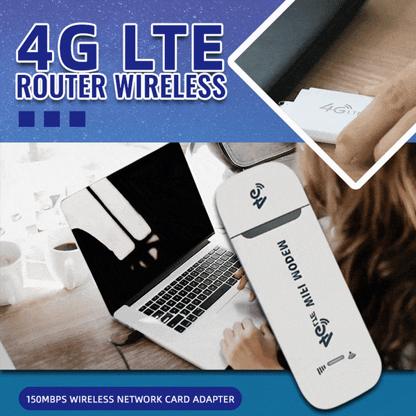 🎉LAST DAY SALE 50% OFF🔥4G LTE Router Wireless USB Mobile Broadband⚡ 150Mbps Wireless Network Card Adapter