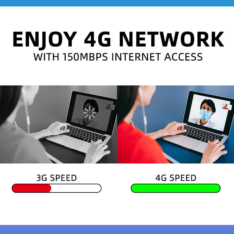 🎉LAST DAY SALE 50% OFF🔥4G LTE Router Wireless USB Mobile Broadband⚡ 150Mbps Wireless Network Card Adapter