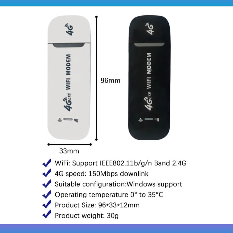 🎉LAST DAY SALE 50% OFF🔥4G LTE Router Wireless USB Mobile Broadband⚡ 150Mbps Wireless Network Card Adapter