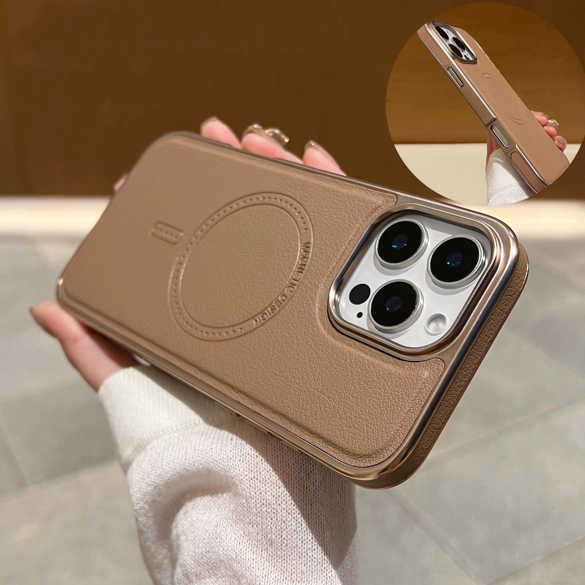 🔥Hot Sale🔥Magnetic Charging Leather Case for iPhone