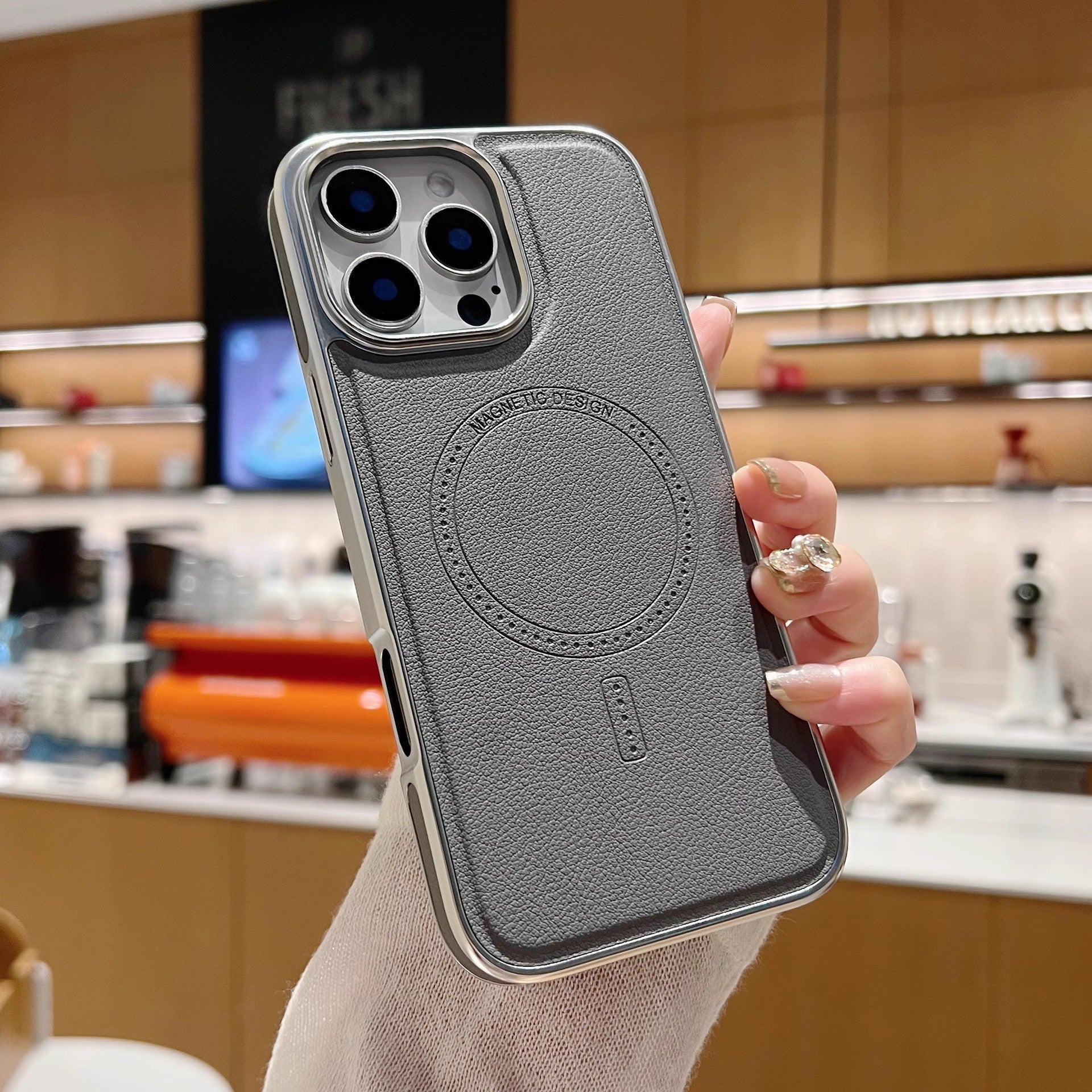 🔥Hot Sale🔥Magnetic Charging Leather Case for iPhone