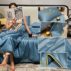 Enjoy a cool summer🛏️ Summer Simple Ice Silk Quilt❄️