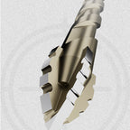 Four-Flute Sawtooth Eccentric Drill Bit 4-PCS Set