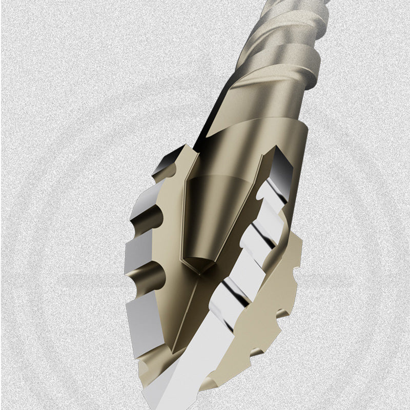 🔥4-Piece Diamond Grit Drill Bit Set - Tile/Glass/Marble/Concrete Drill Bits (2025 Upgraded 4-Flute Eccentric Design)