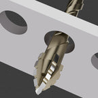 🔥4-Piece Diamond Grit Drill Bit Set - Tile/Glass/Marble/Concrete Drill Bits (2025 Upgraded 4-Flute Eccentric Design)