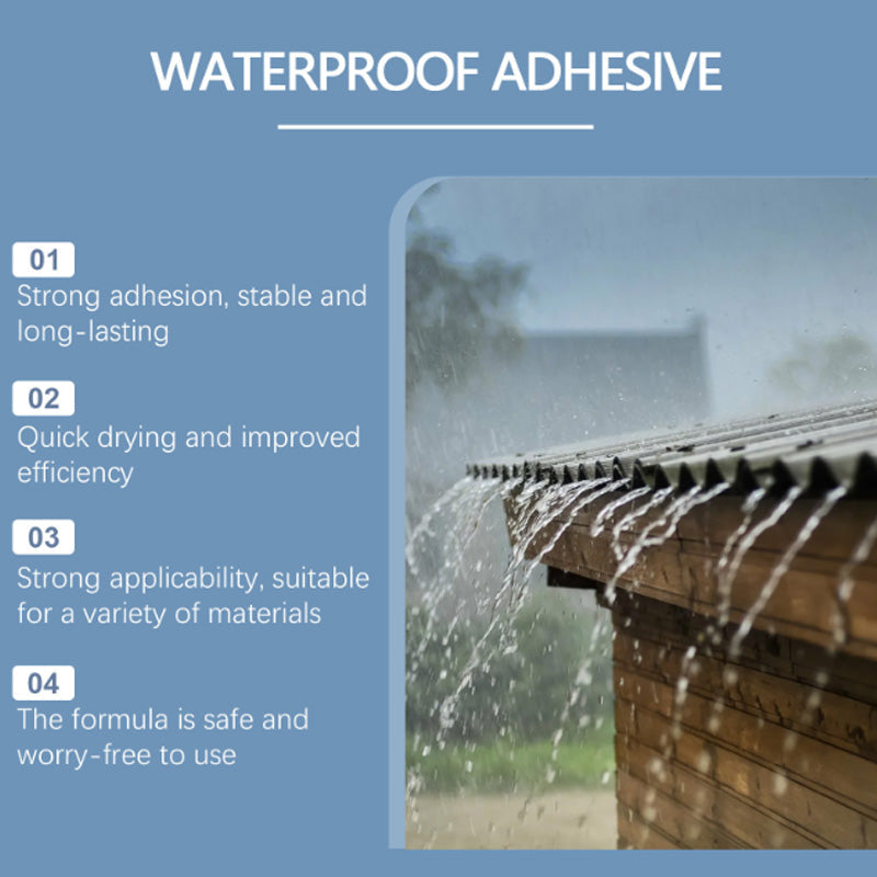 Versatile Quick-Drying Transparent Waterproof Adhesive