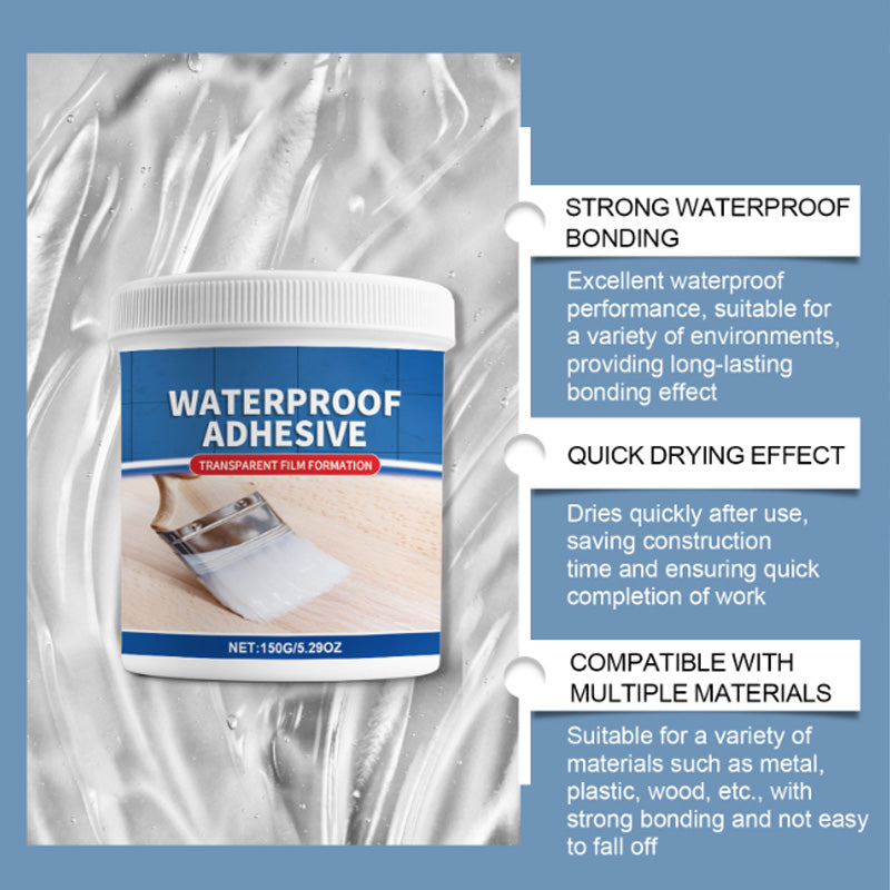 Versatile Quick-Drying Transparent Waterproof Adhesive