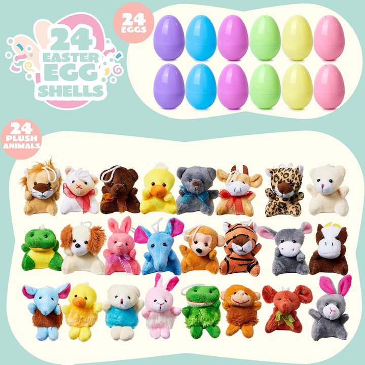 🔥Last Day Special Price ￡9.99!!⚡50K+ SOLD🎁12/24PCS Easter Eggs Prefilled Slow Rising Squishy Toys