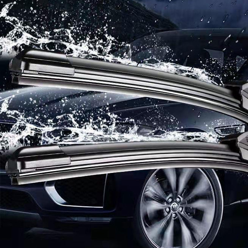 🚗Multi-Function Boneless Double Rubber Strip Wiper