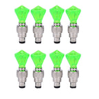 8Pcs Motorcycle Water Resistant Wheel Tire Light Lamp