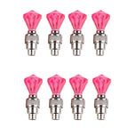 8Pcs Motorcycle Water Resistant Wheel Tire Light Lamp