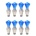8Pcs Motorcycle Water Resistant Wheel Tire Light Lamp