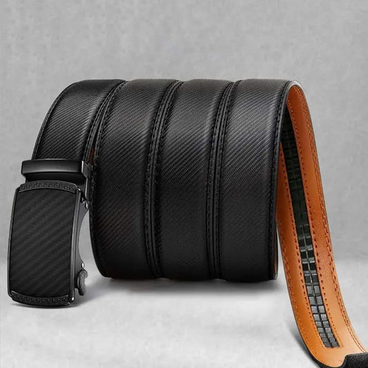 🎁LAST DAY PROMOTION - 50%OFF🎁 Leather Ratchet Belt With Adjustable Buckle