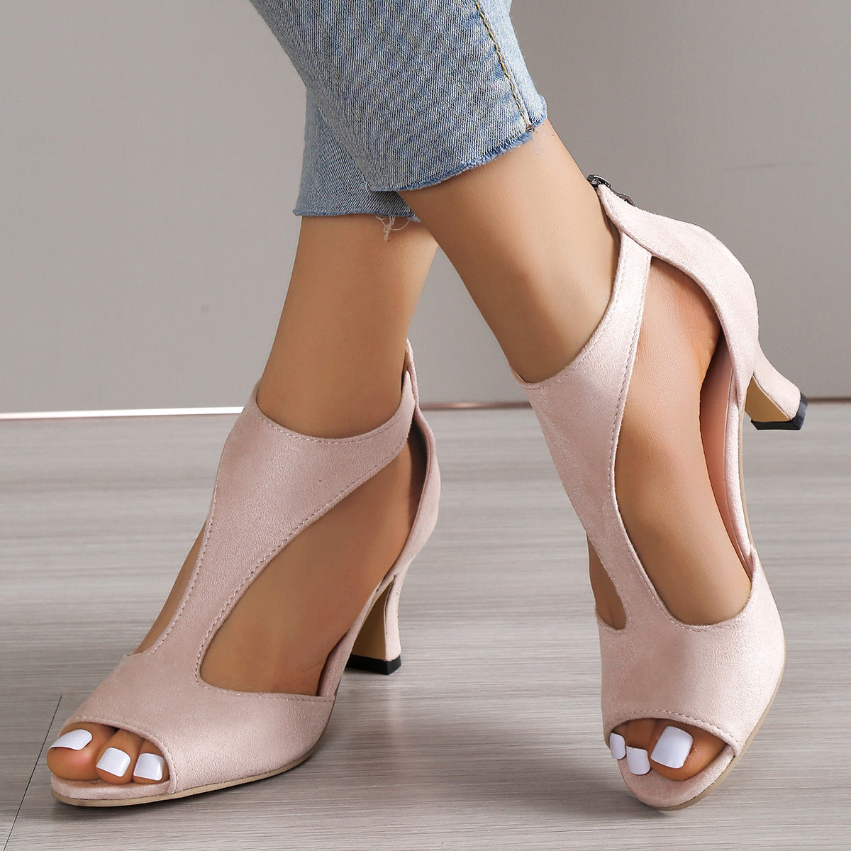🎈Limited Sale 50% OFF✨Elegant summer ladies arch support heels ✨