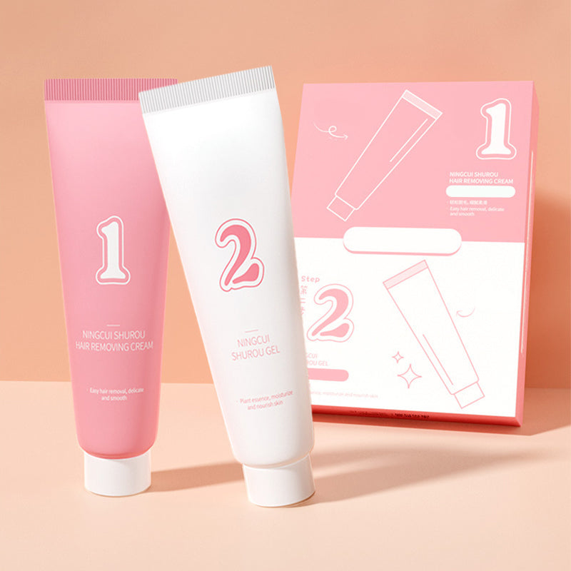 Cleansing & Softening Hair Removal Cream Set