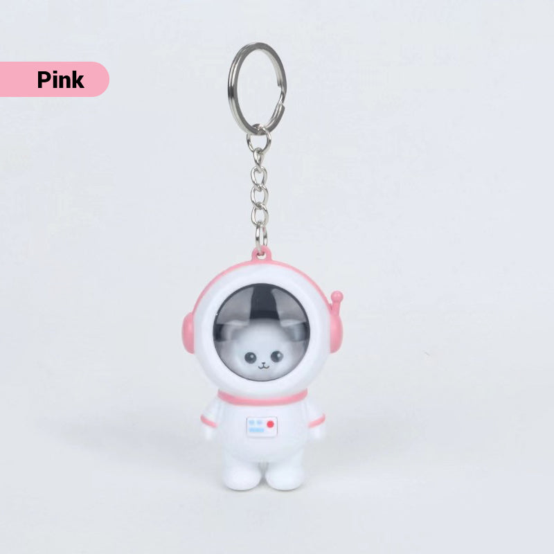 Speak “I love you” astronaut key chain pendant with Light