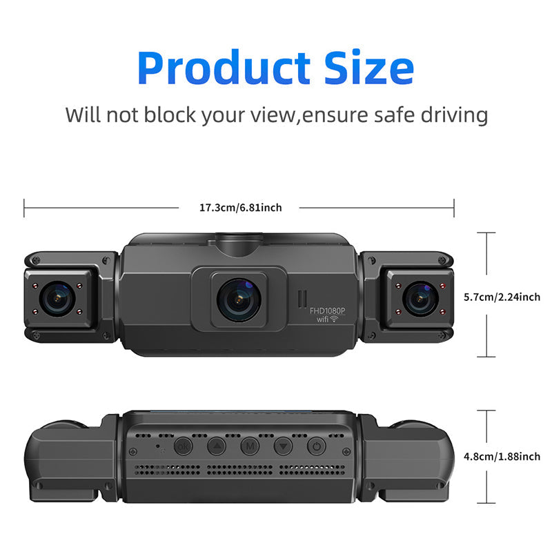 🔥New Arrival 2025🔥4-Channel HD Dash Cam with Night Vision