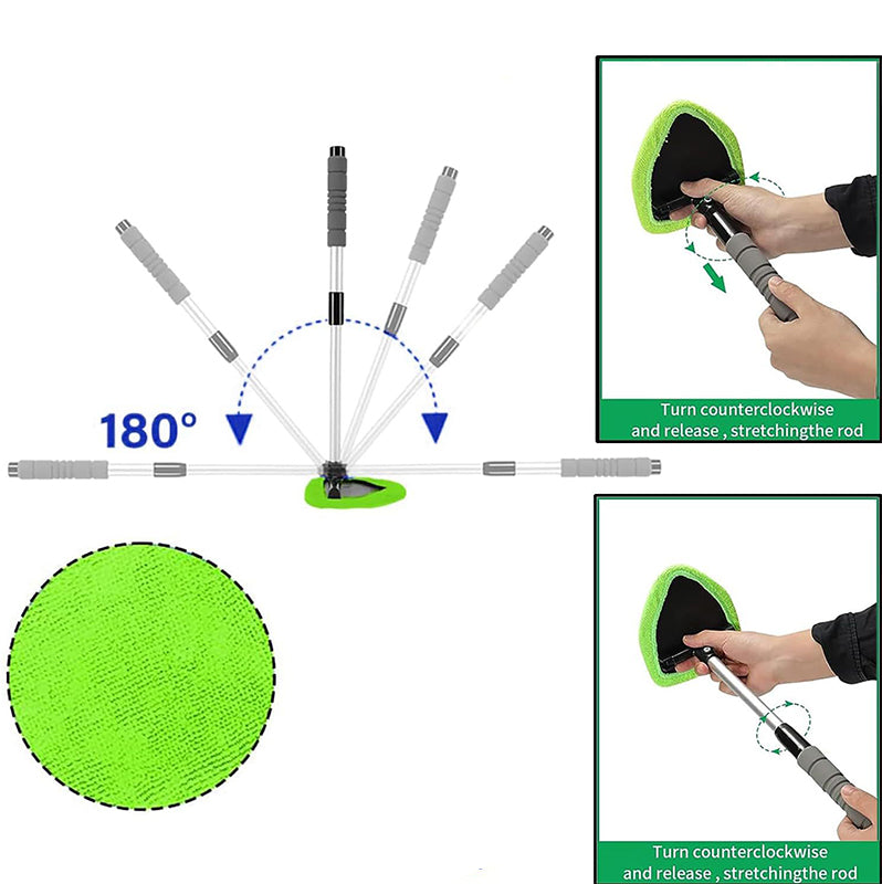 ⏳Limited time 50% discount💥Windscreen cleaning tool set with extendable handle