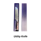 Multi-Use Kitchen Knife with Wooden Handle