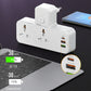 Universele stopcontactconverter met nachtlampje